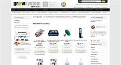Desktop Screenshot of growshop.ch